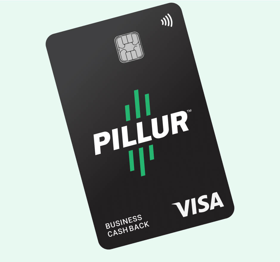 Business Cash Back Visa Pillur Card Black